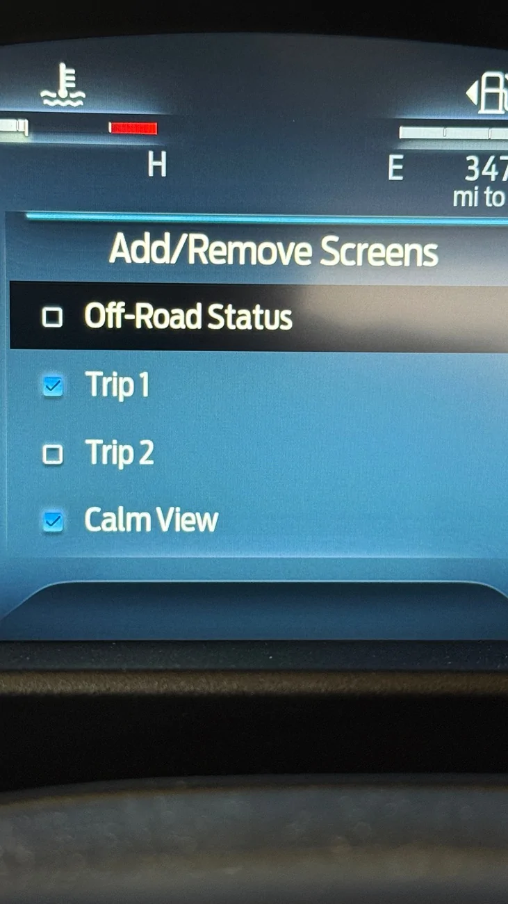 Ford Bronco Sport Need Help Customizing the Display IMG_3919