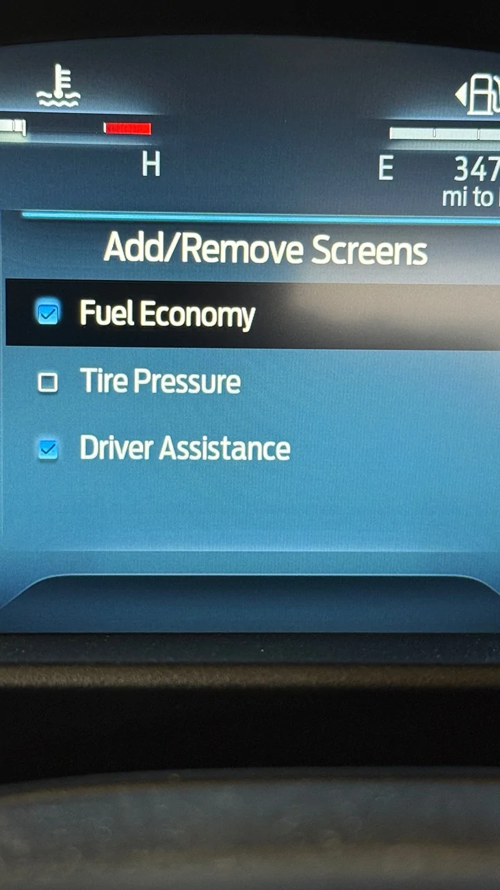 Ford Bronco Sport Need Help Customizing the Display IMG_3920