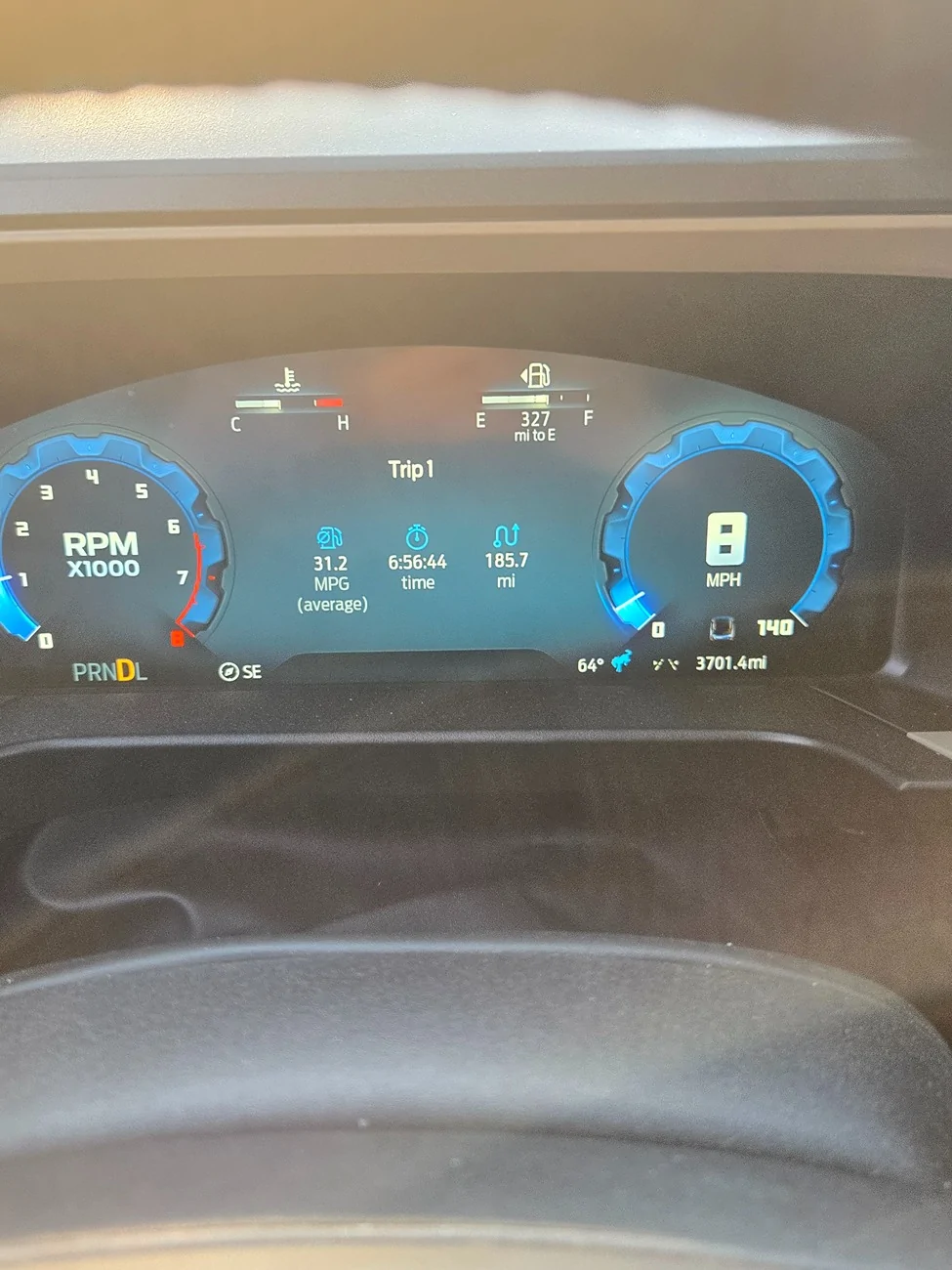 Ford Bronco Sport My speedometer doesn't have numbers on the dial. 20251006_095727