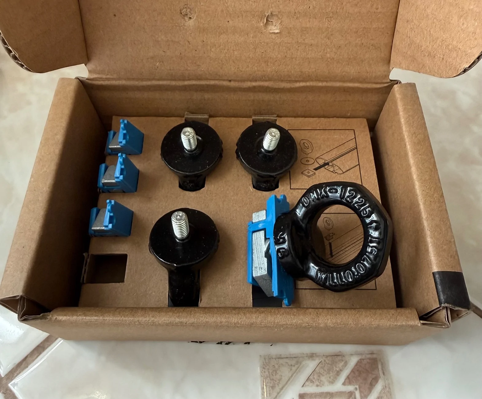 Ford Bronco Sport Rhino-Rack Eye Bolts with zwifloc fasteners IMG_8140