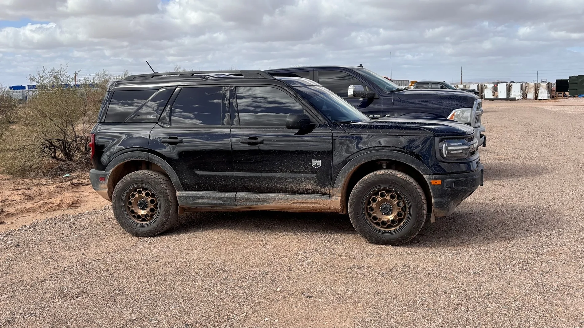 Ford Bronco Sport Rough Country N3 1.5 inch strut level lift installed fbs