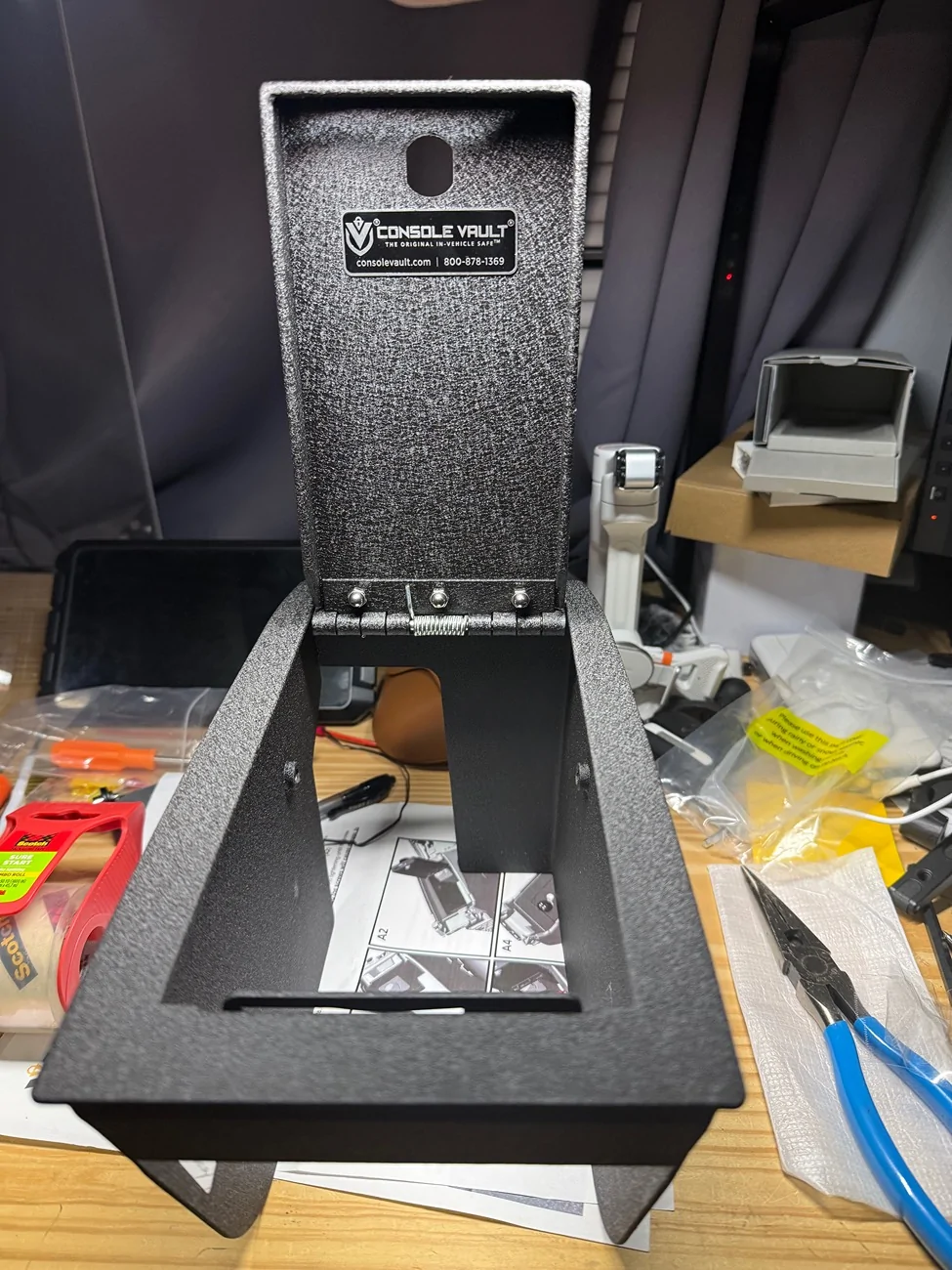 Ford Bronco Sport Console Vault Center Console Safe IMG_3465