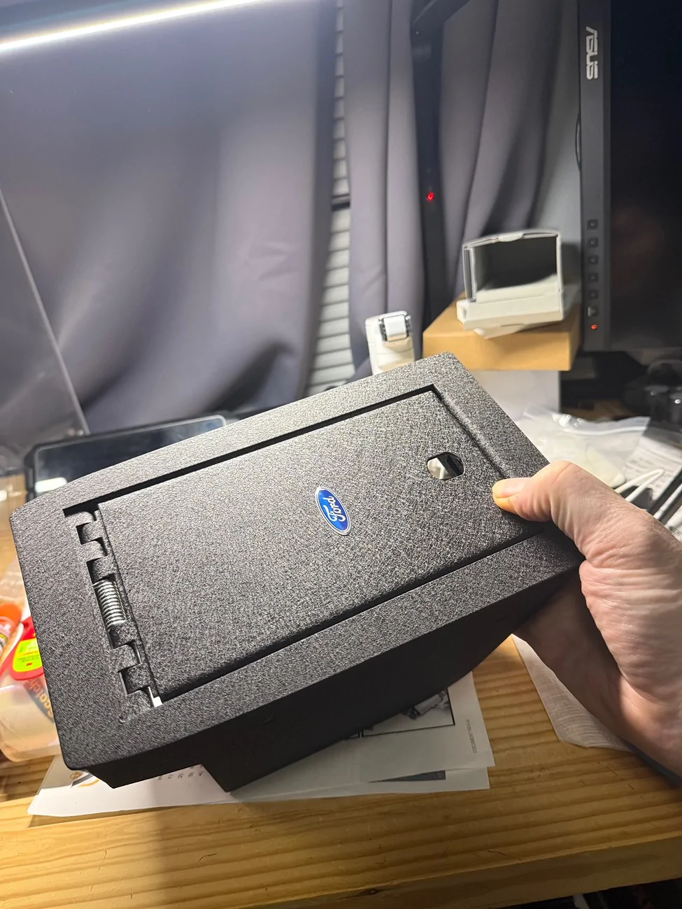 Ford Bronco Sport Console Vault Center Console Safe IMG_3464