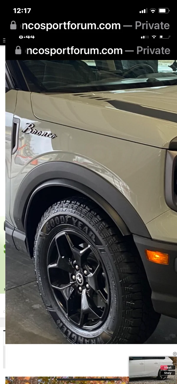 Ford Bronco Sport Rough Country N3 1.5 inch strut level lift installed IMG_0858