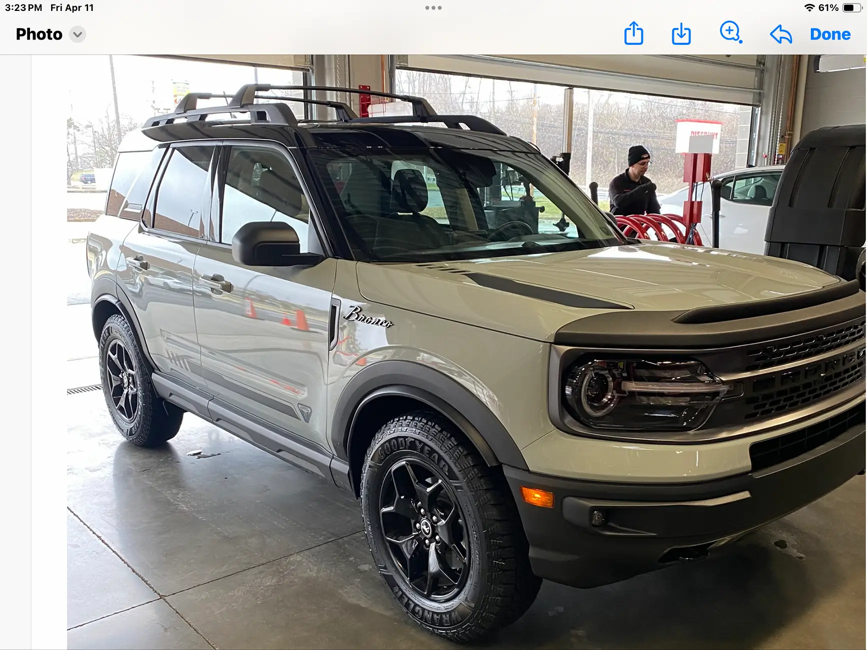 Ford Bronco Sport Rough Country N3 1.5 inch strut level lift installed IMG_1254