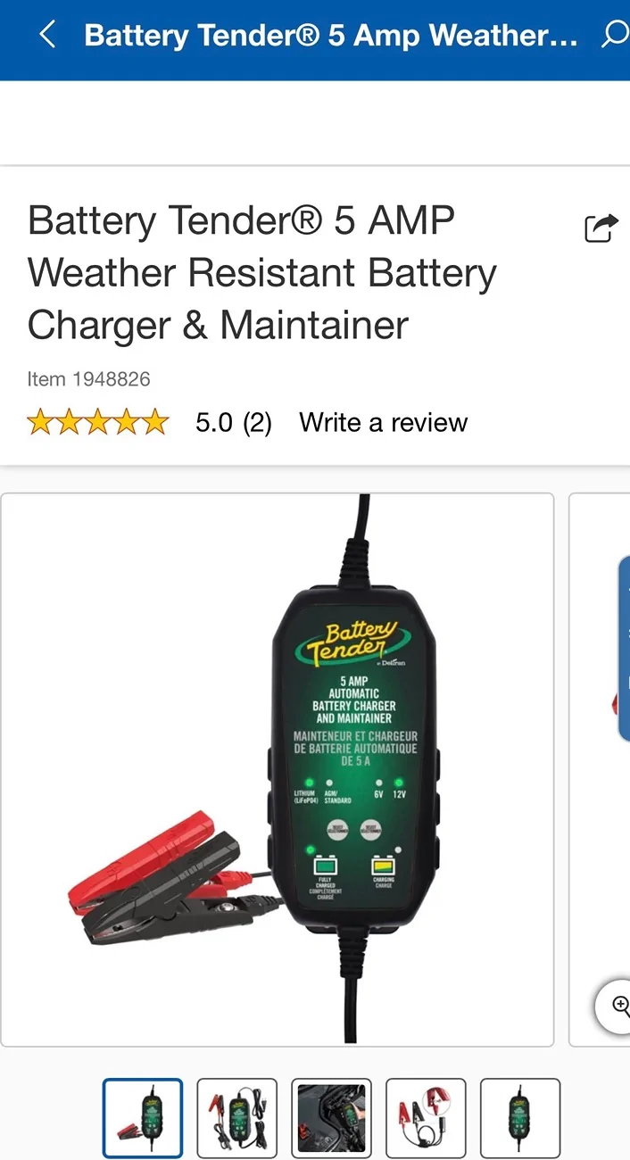 Ford Bronco Sport Battery Trickle Charger IMG_1792