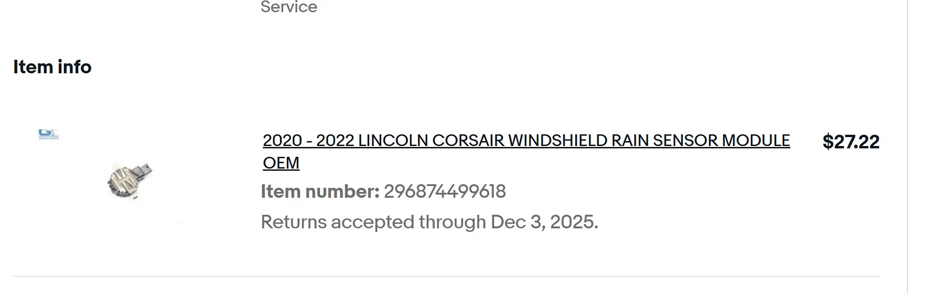 Ford Bronco Sport Add Auto-wipers? sensor de llucvia