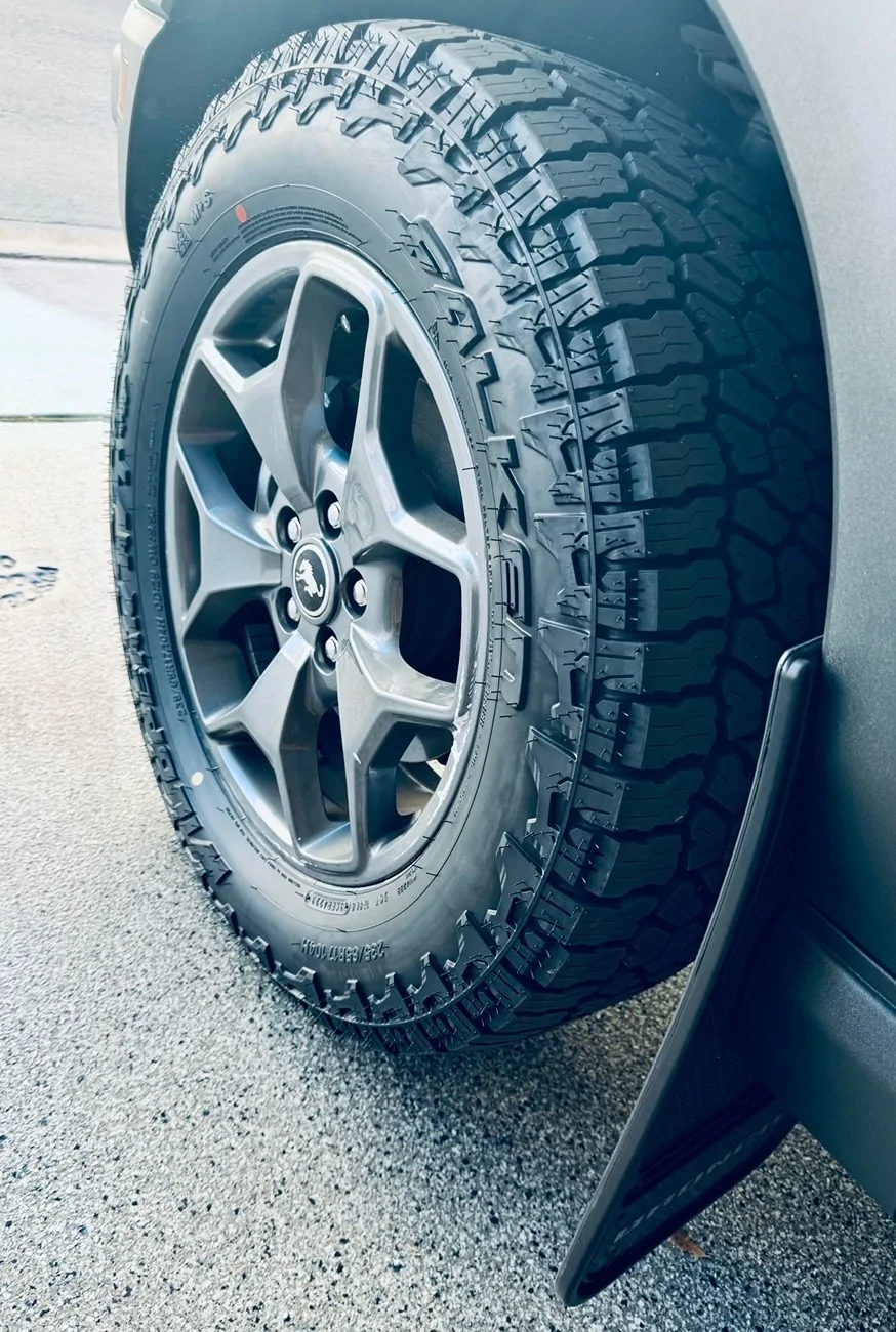 Ford Bronco Sport Ford molded mudflaps yay or nay? IMG_2077