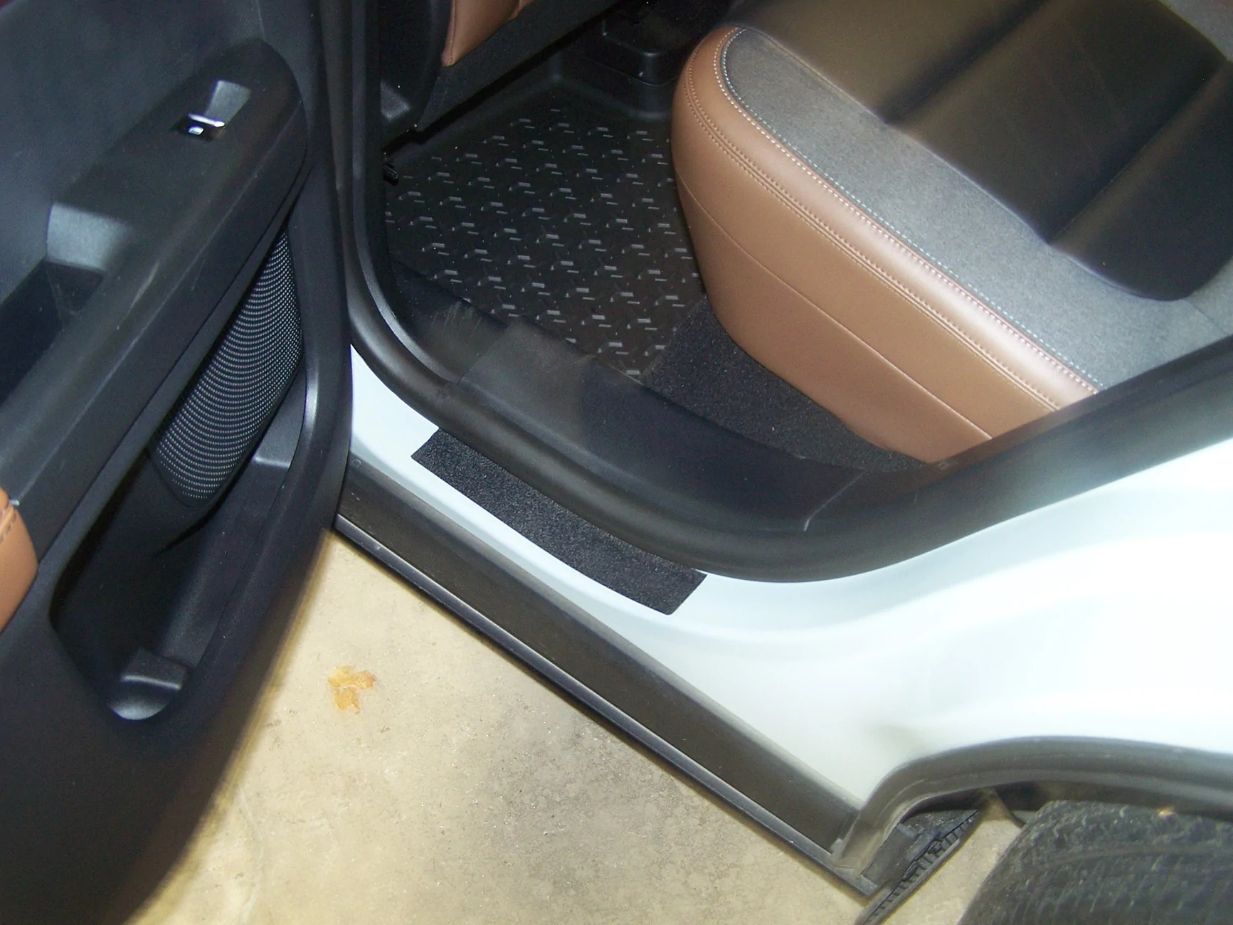 Ford Bronco Sport Bumper and door sill protectors - do they really help protect? 100_6985