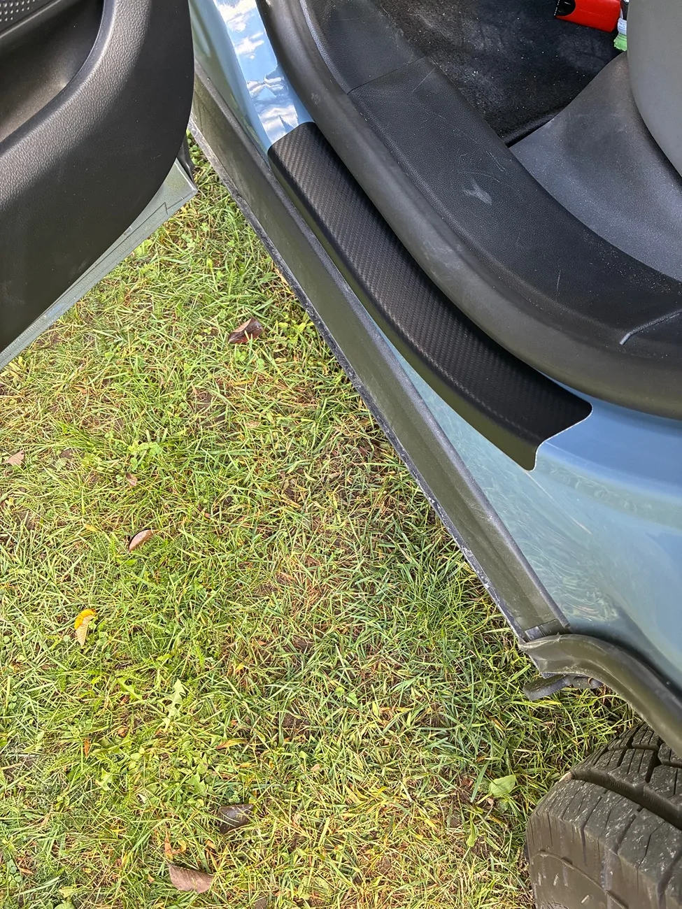 Ford Bronco Sport Bumper and door sill protectors - do they really help protect? IMG_0095