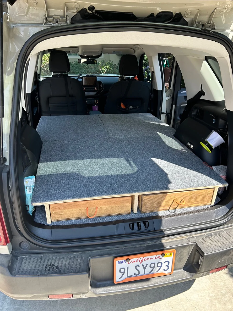 Ford Bronco Sport Spare Tire Foam Tray uses. IMG_9429