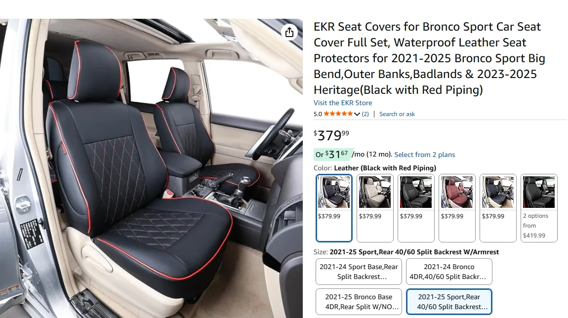 Ford Bronco Sport Anyone use Clazzio Seat Covers on a Big Bend? 1762257868752-wm