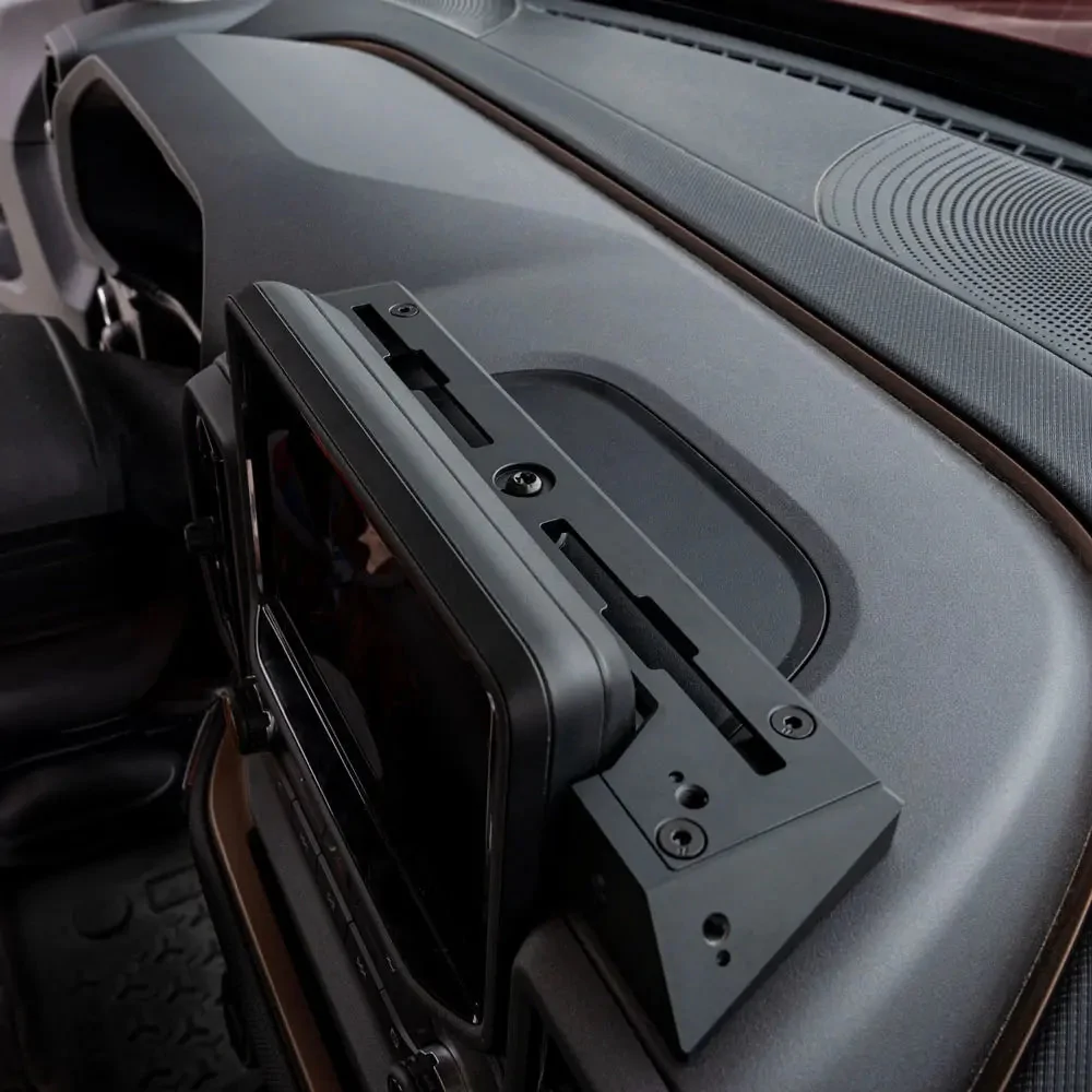 Ford Bronco Sport Installed Tackform - TRAXX - SLIM TRACK DASH BRACKET IMG_8260