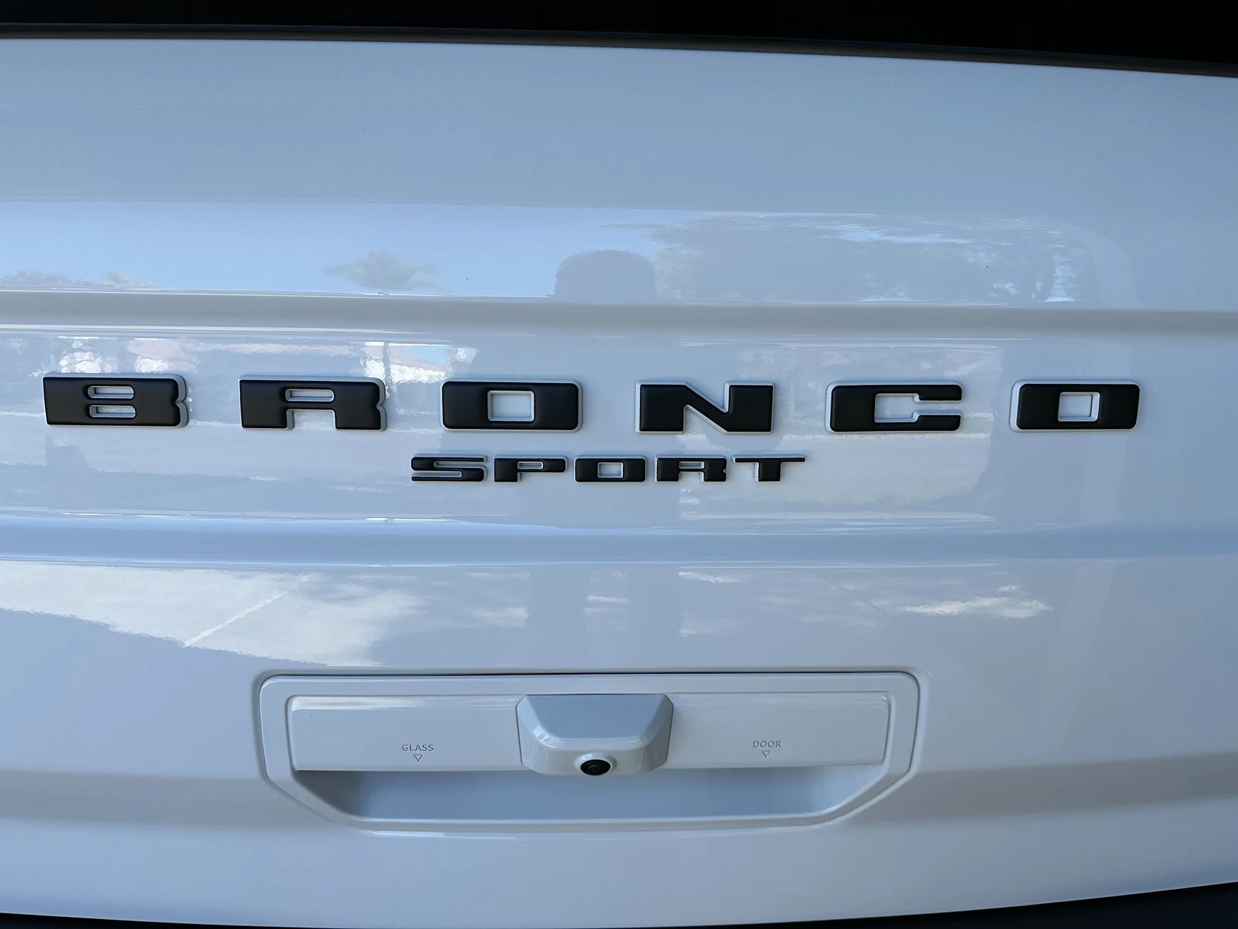 Ford Bronco Sport Added Tufskinz tailgate letters 4