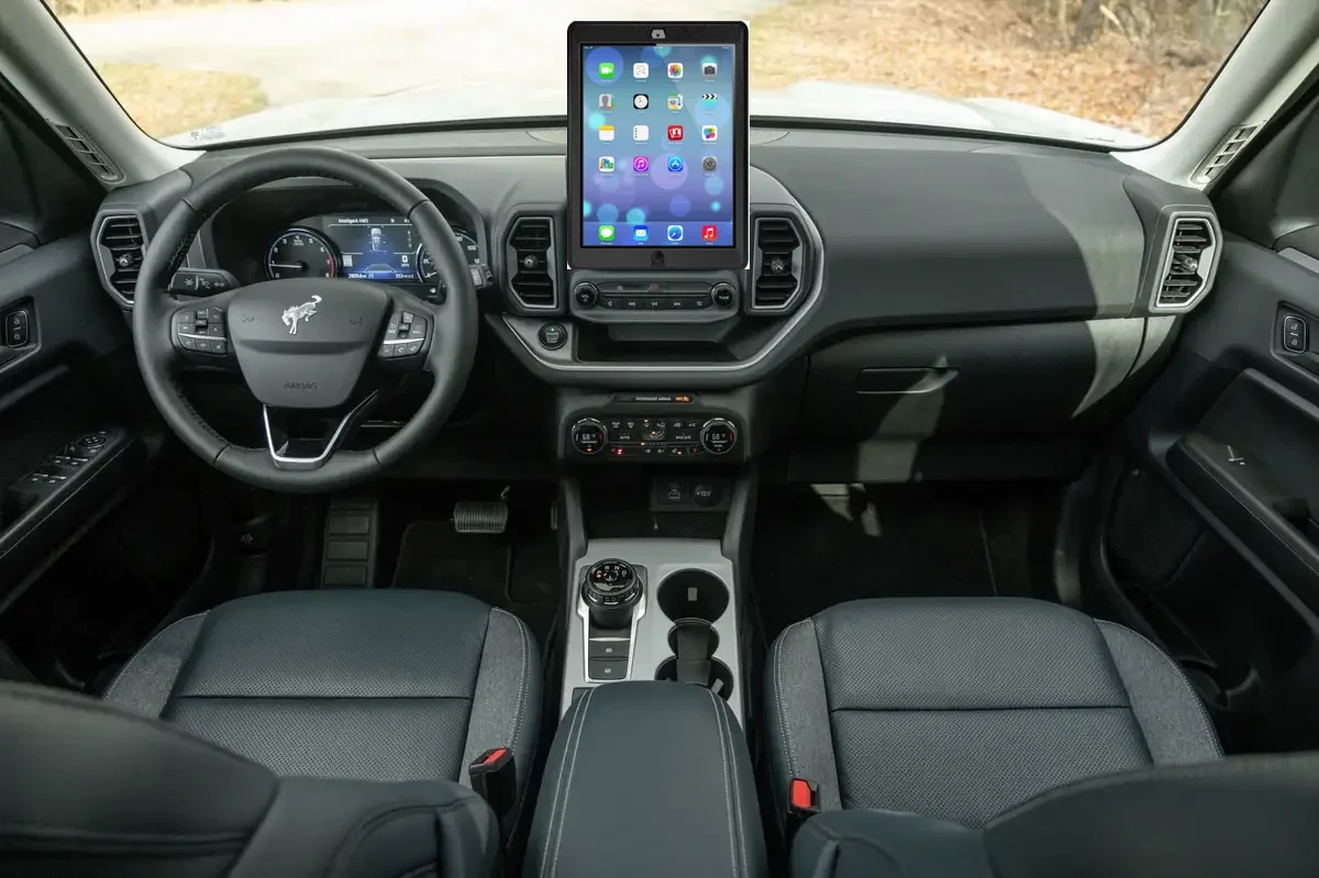 Ford Bronco Sport Sync 4 Upgrade kit coming soon to a Bronco Sport near you from Infotainment! ford-bronco-sport-2021-17-dashboard--front-row--interior