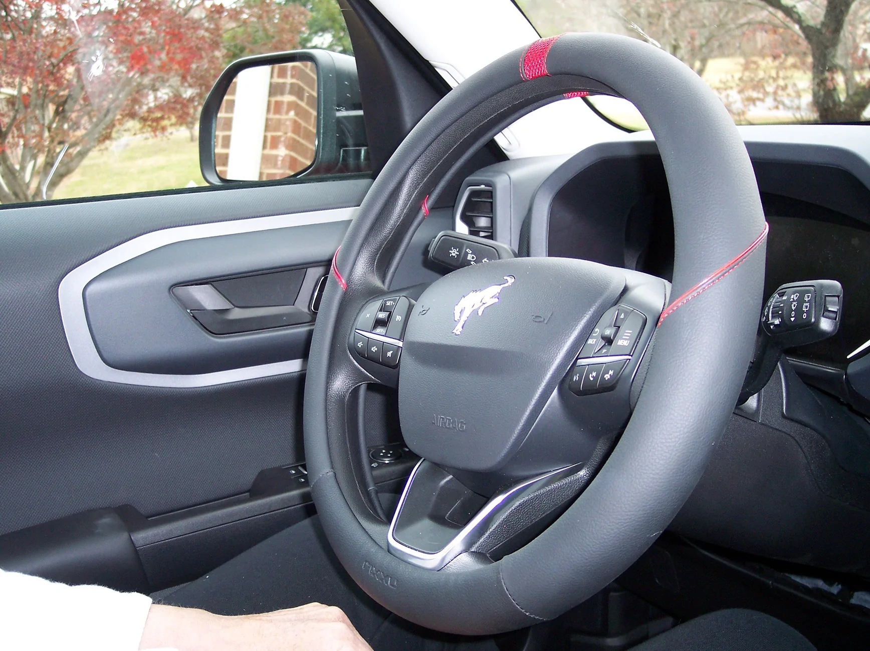 Ford Bronco Sport Steering wheel swap from Focus ST 100_1826