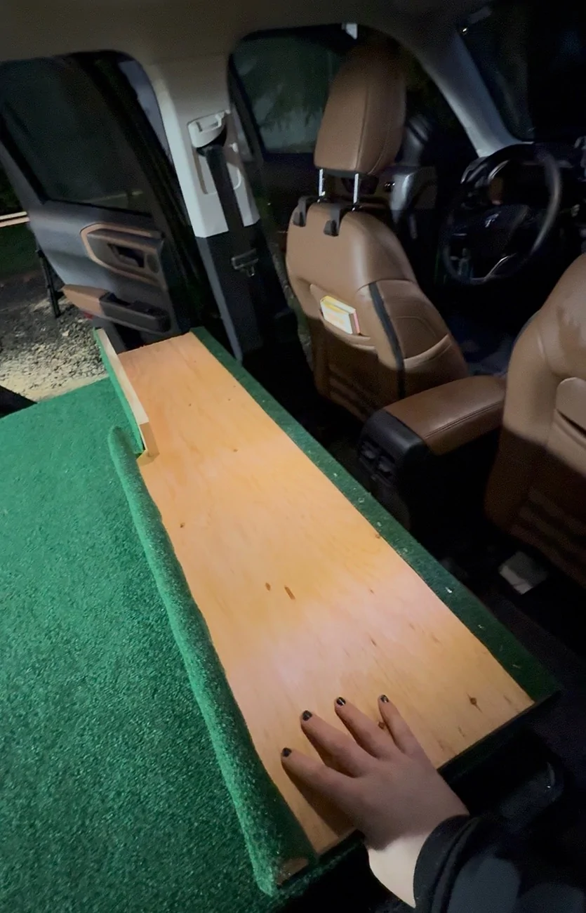 Ford Bronco Sport Sleeping platform w/ drawers installed IMG_4213