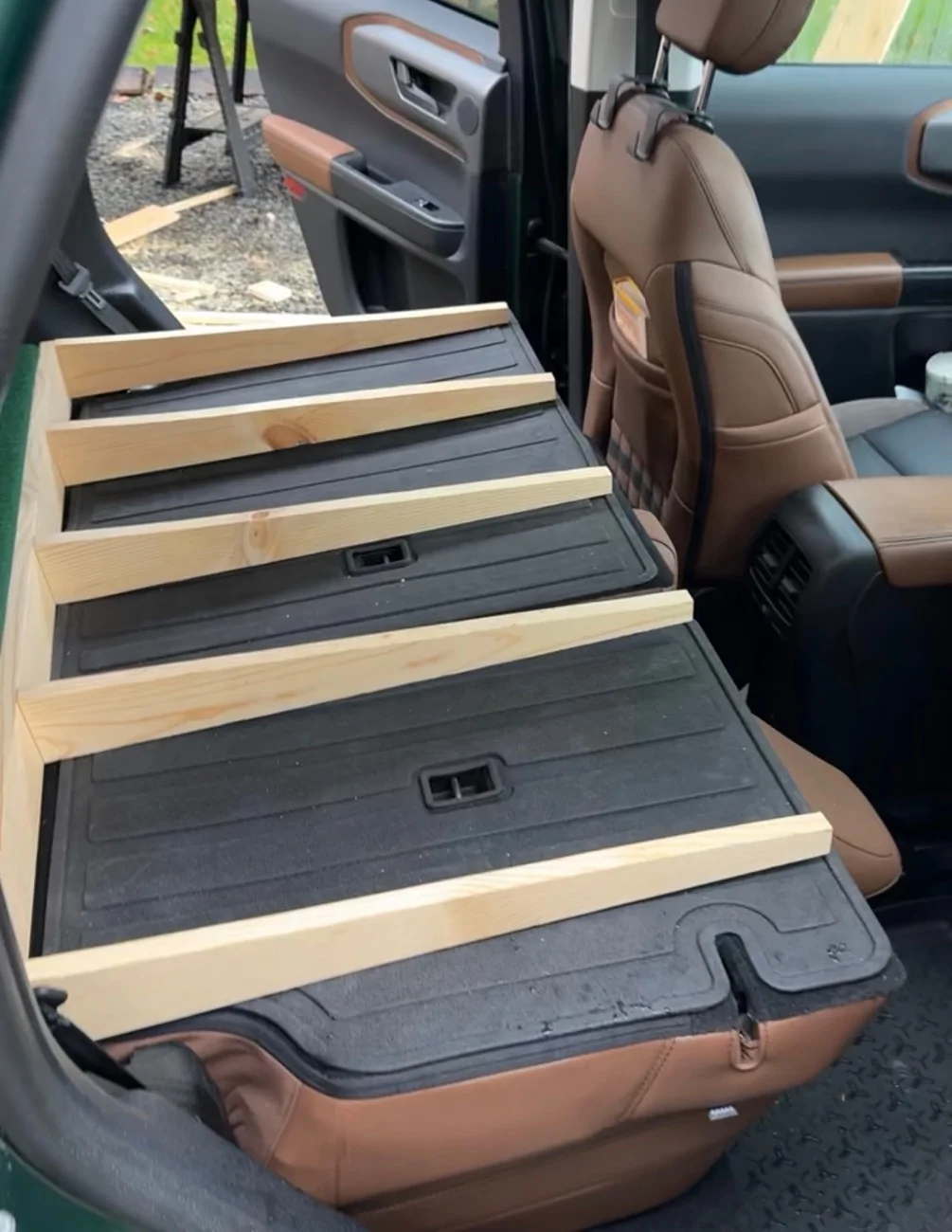 Ford Bronco Sport Sleeping platform w/ drawers installed IMG_4211