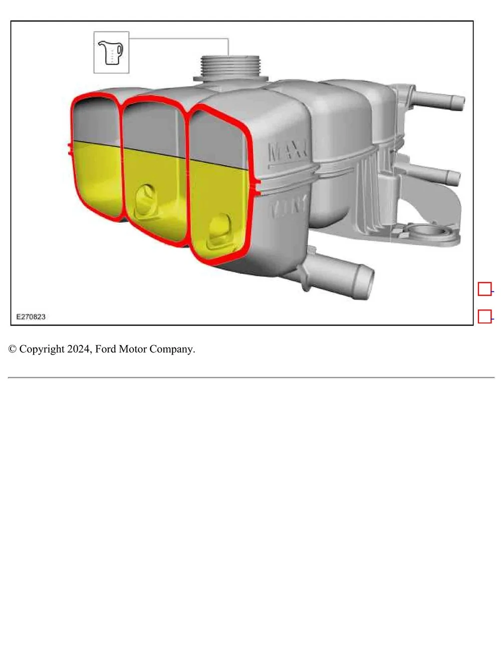 Ford Bronco Sport Coolant temperature sensor location 2024 1.5 2024 1-5L nEngine Coolant Temperature Sensor - ECT (4)