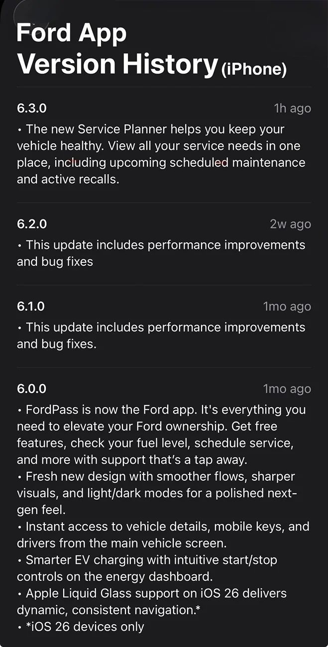 Ford Bronco Sport Ford App 6.3.0 (applicable to iPhone) IMG_3001