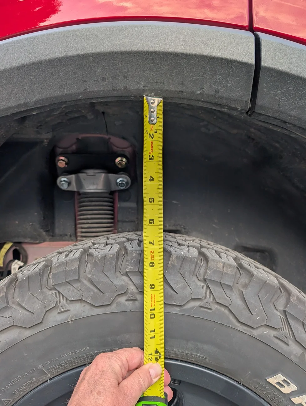 Ford Bronco Sport Recommendation on wheel spacers with 245/65/R17 Tires PXL_20251023_141758538