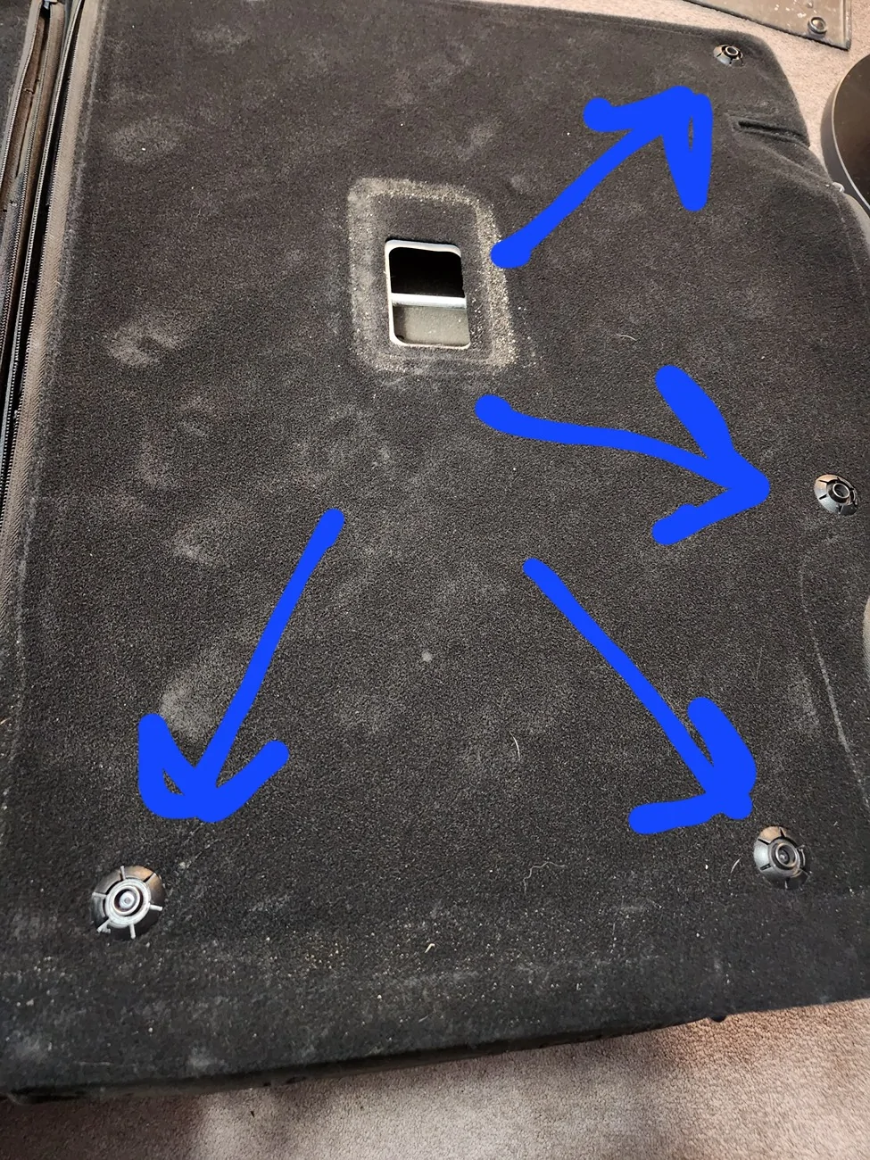 Ford Bronco Sport Back of Rear seat snap/buckle/fastener removal 1000008904