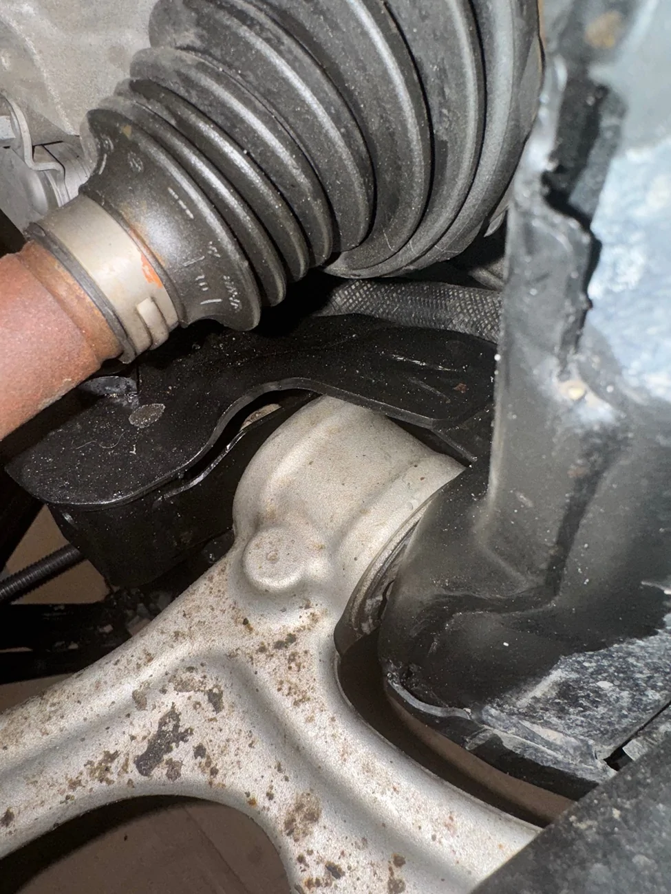 Ford Bronco Sport Need help figuring out how to get the front bearings off a front lower control arm on bronco sport big bend 2024 IMG_9455