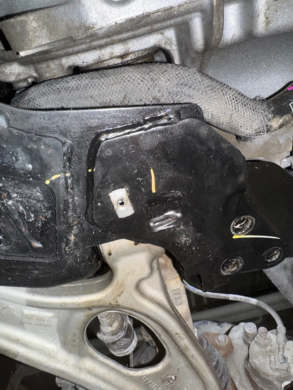 Ford Bronco Sport Need help figuring out how to get the front bearings off a front lower control arm on bronco sport big bend 2024 IMG_9460