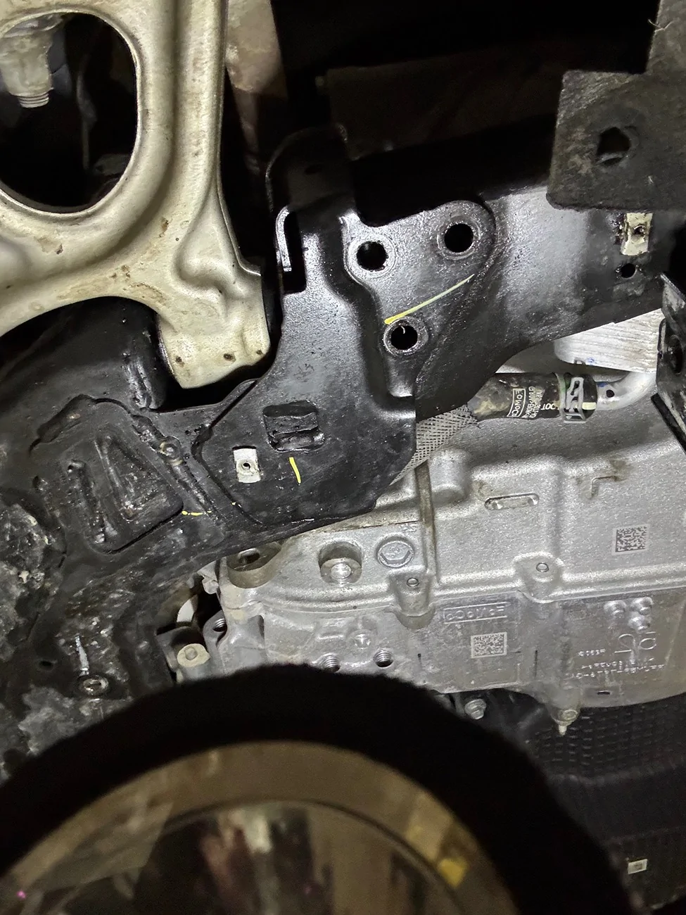 Ford Bronco Sport Need help figuring out how to get the front bearings off a front lower control arm on bronco sport big bend 2024 IMG_9453