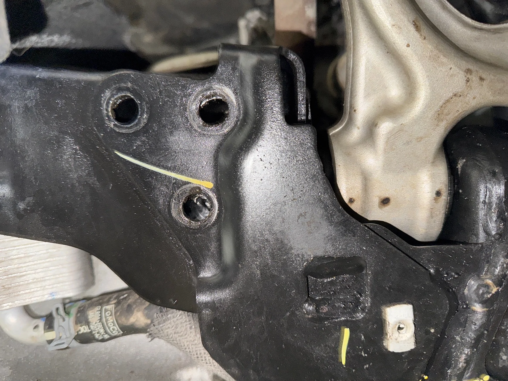 Ford Bronco Sport Need help figuring out how to get the front bearings off a front lower control arm on bronco sport big bend 2024 IMG_2FBBA7A6-8016-4177-9DB0-40EF6C6F3DCA