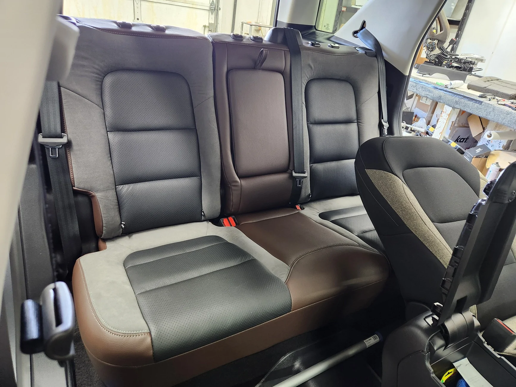 Ford Bronco Sport Katzkin Leather Interior installed 20251203_124325