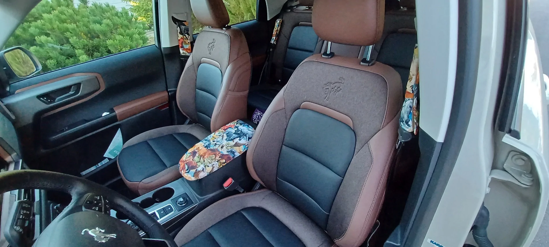 Ford Bronco Sport Katzkin Leather Interior installed 20250901_183811