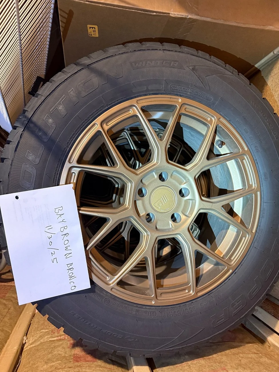 Ford Bronco Sport FIVE 17-in pristine Motegi rims with snow tires - Motor City MI thumbnail_IMG_4363