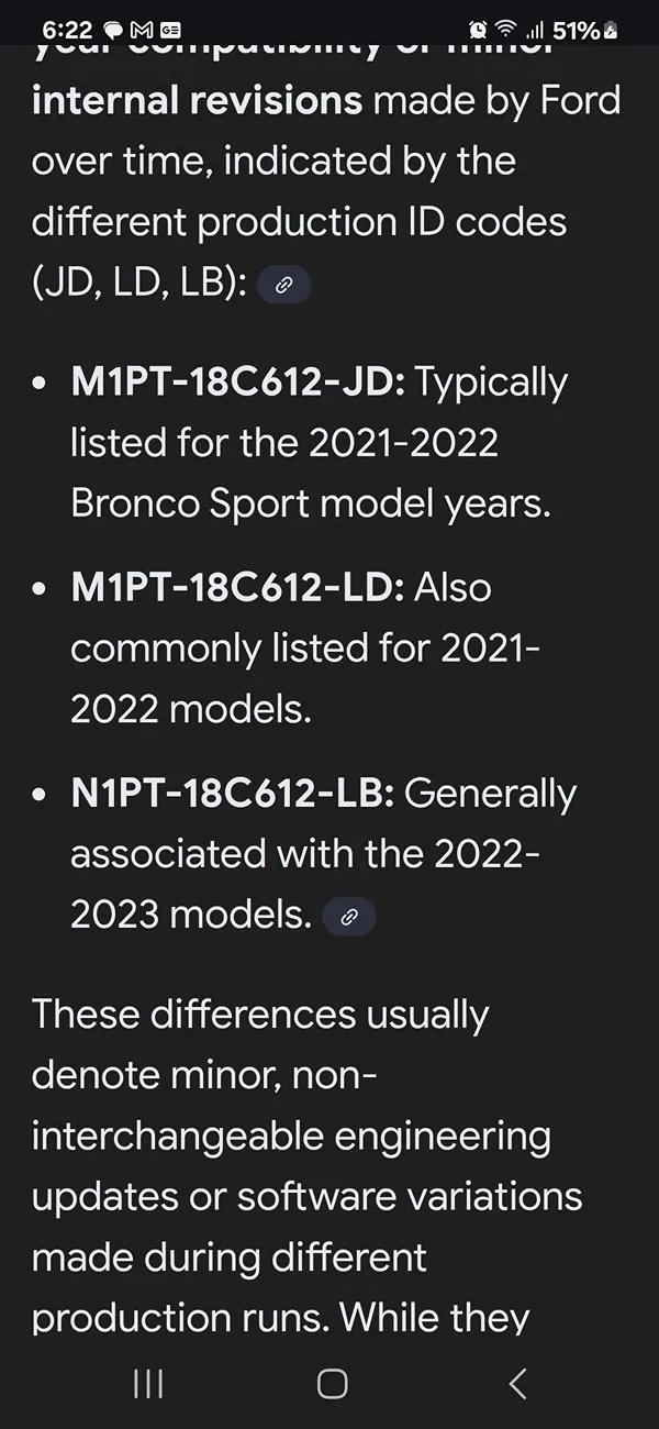 Ford Bronco Sport Is it possible to swap a power seat in for a manual seat? Screenshot_20251209_182203_Chrom