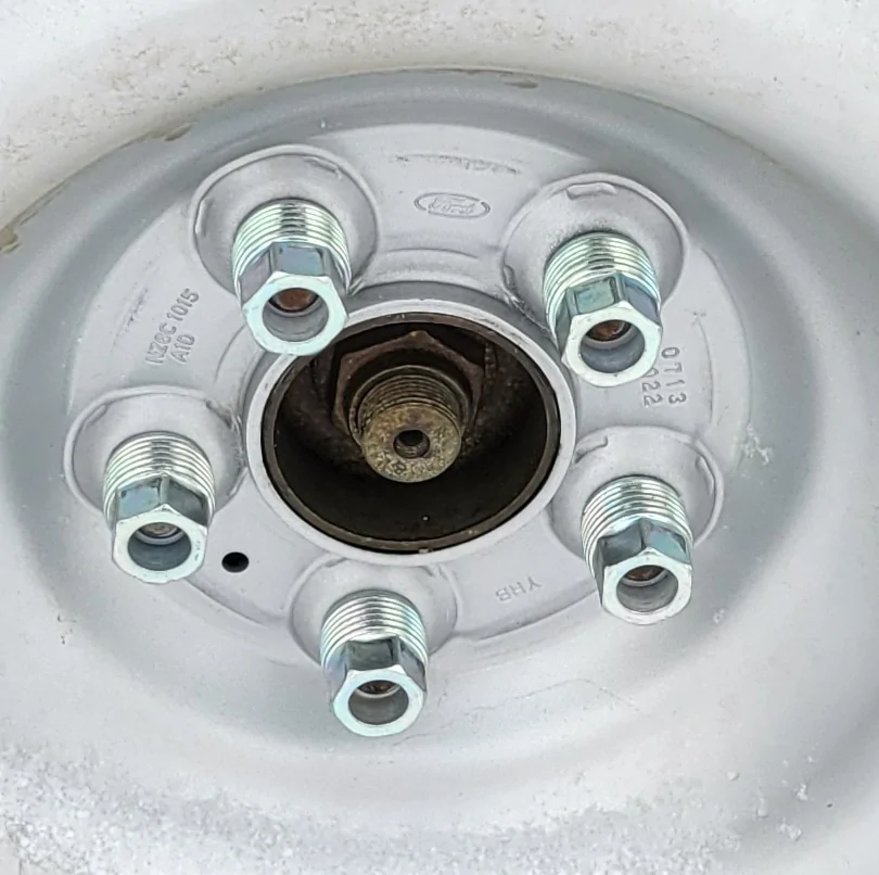 Ford Bronco Sport Just put Maverick steel wheels (steelies) on my 2021 sport.  What do you all think? 20251211_093357