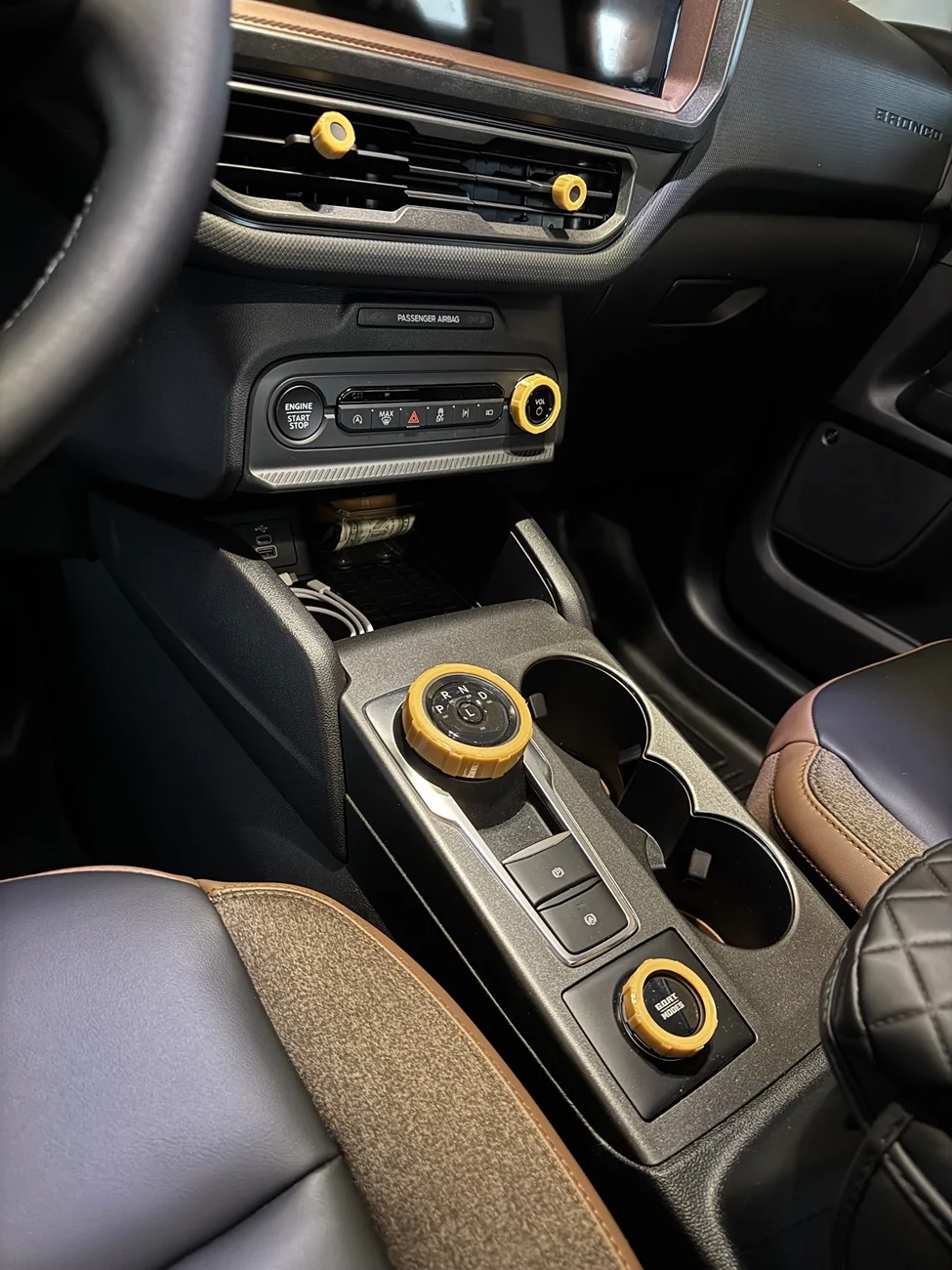 Ford Bronco Sport Got my colored knobs today! IMG_1162