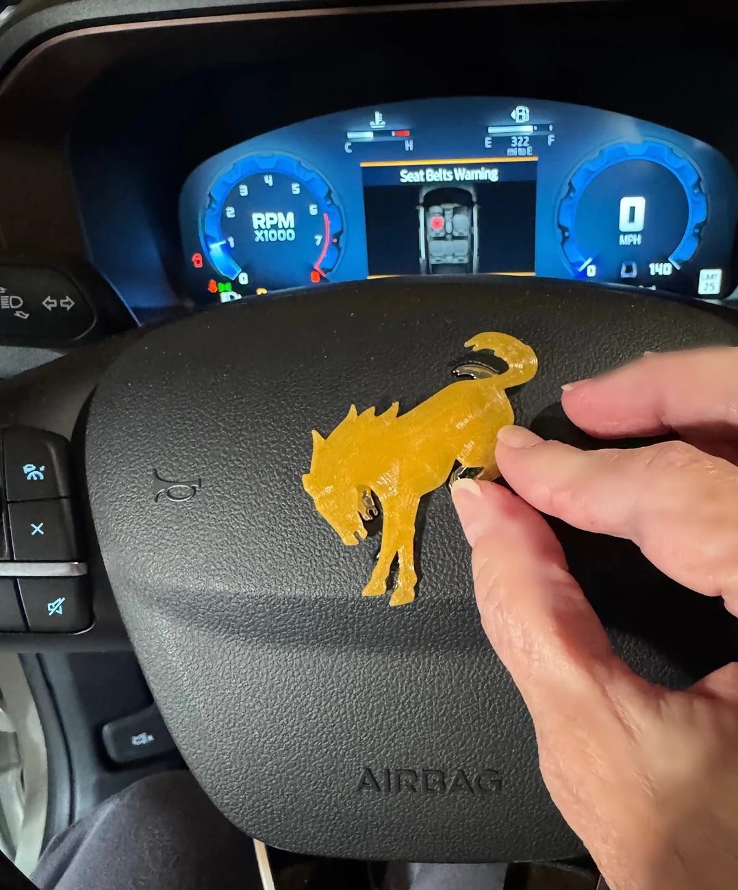 Ford Bronco Sport Got my colored knobs today! IMG_1341