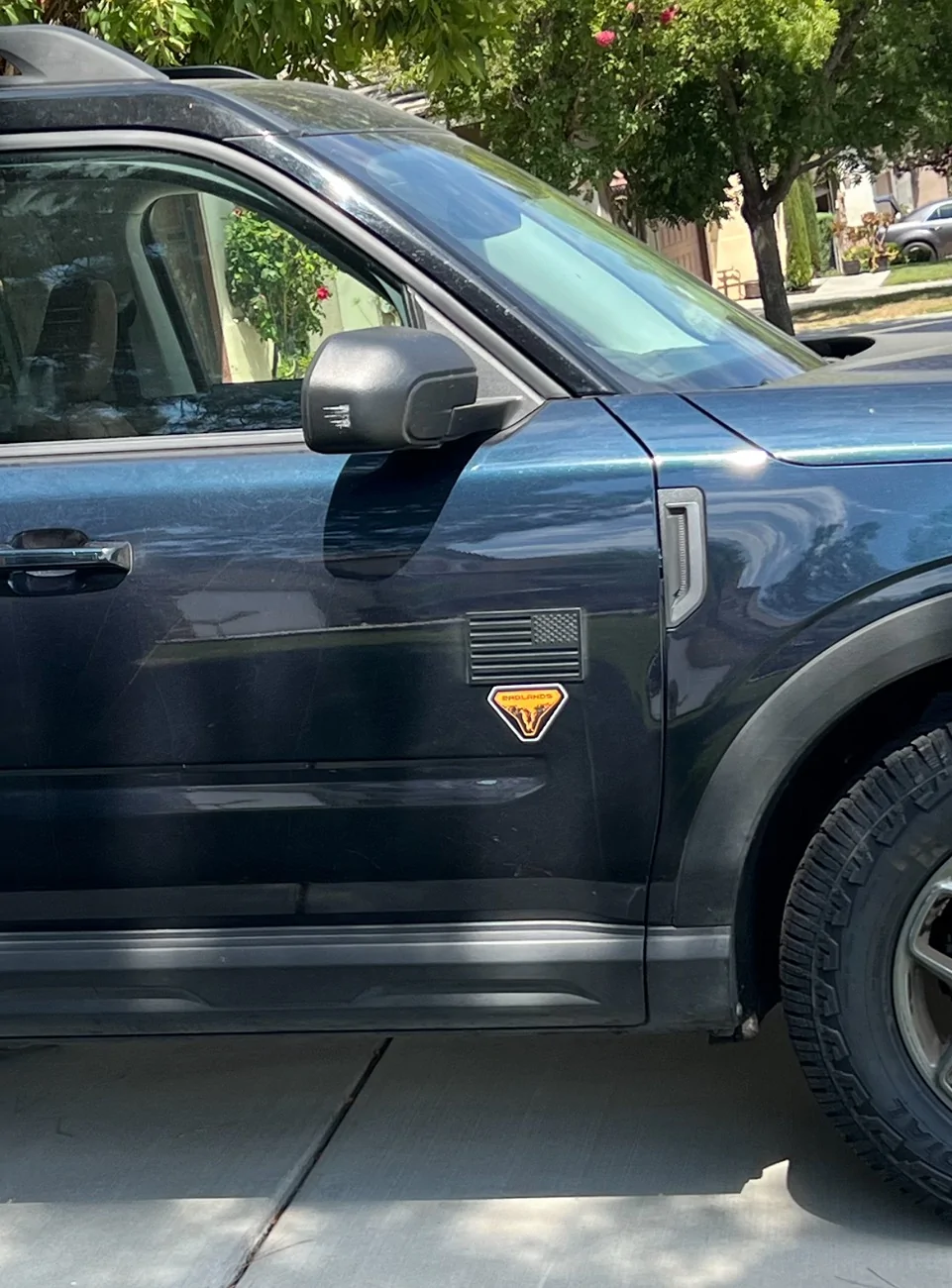 Ford Bronco Sport Replacement door emblem options IMG_6028