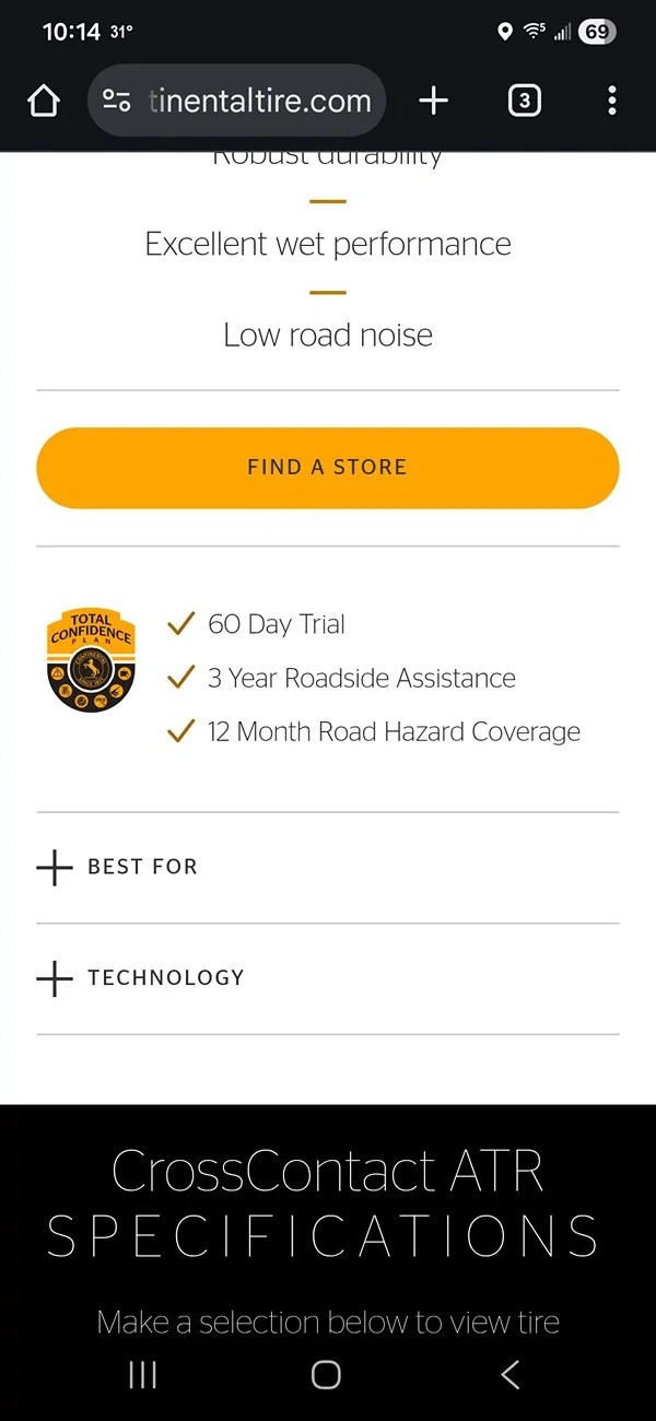 Ford Bronco Sport Tire warranty Screenshot_20251218_101420_Chrom