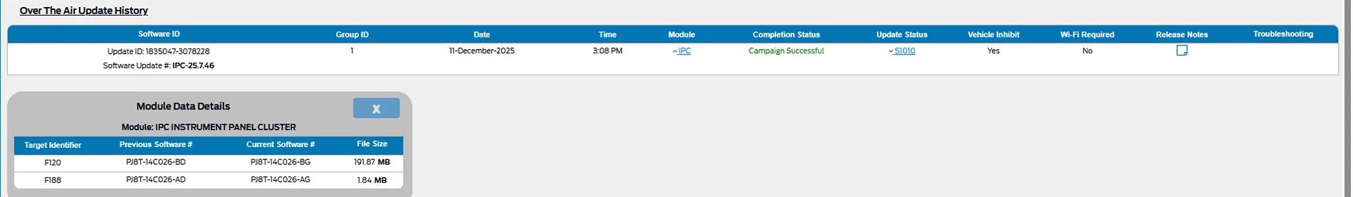 Ford Bronco Sport 2025 December recall. 1766592011889-76
