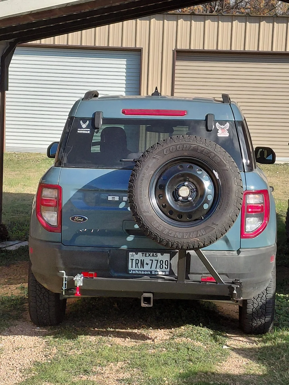 Ford Bronco Sport Spare tire mount 20251224_143217