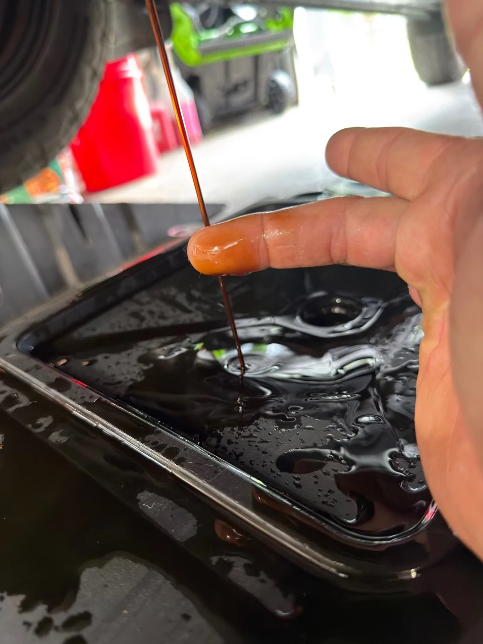 Ford Bronco Sport First oil change at 1000 miles IMG_0132