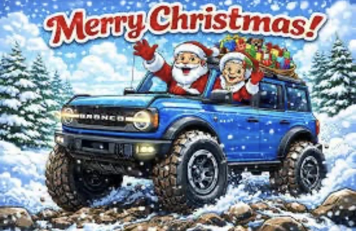 Ford Bronco Sport MERRY CHRISTMAS IMG_3939