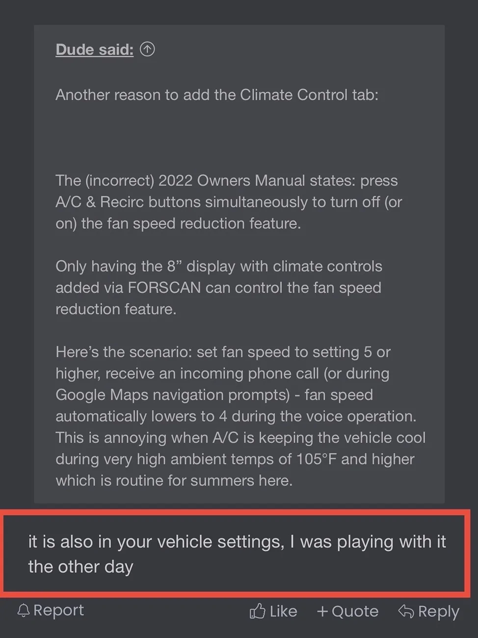 Ford Bronco Sport puttling climate conroles onto the screen IMG_4045