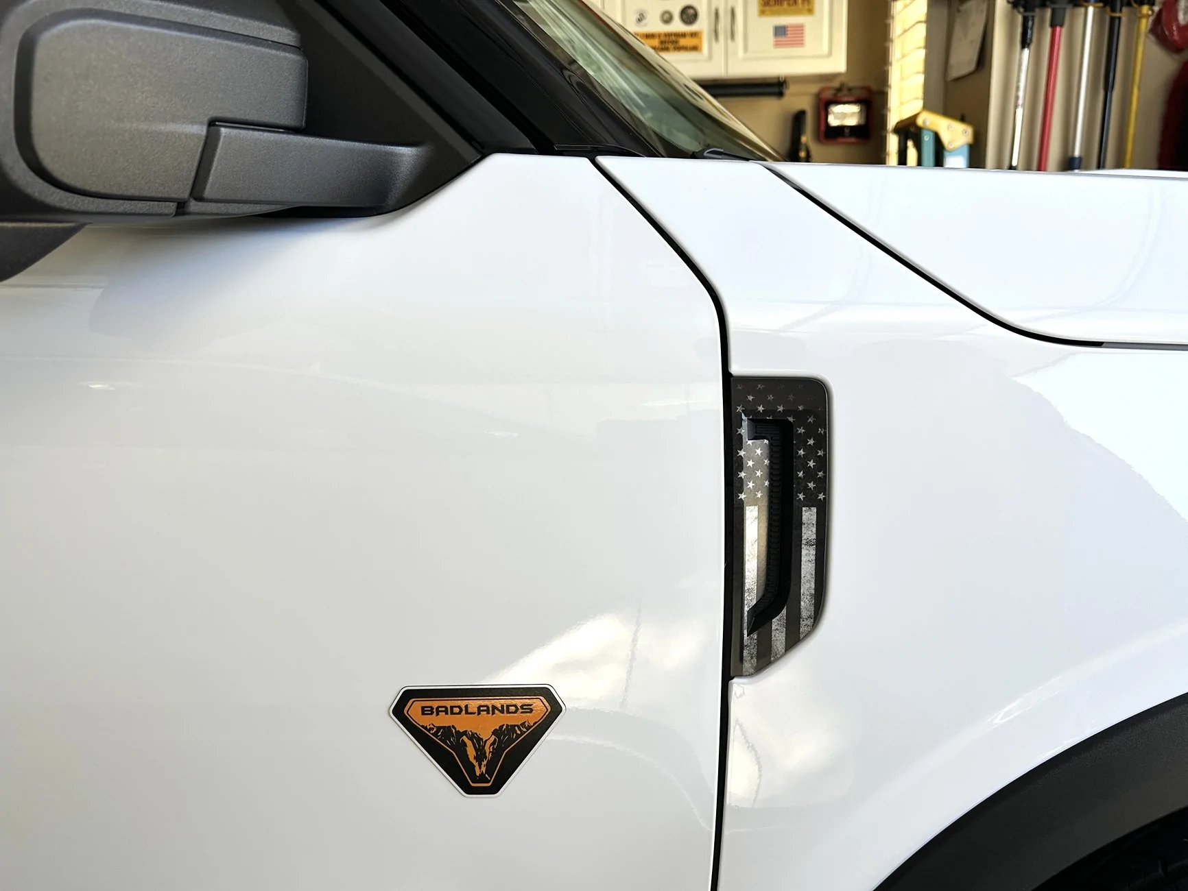 Ford Bronco Sport Added some minor stuff FLAG DECAL 2