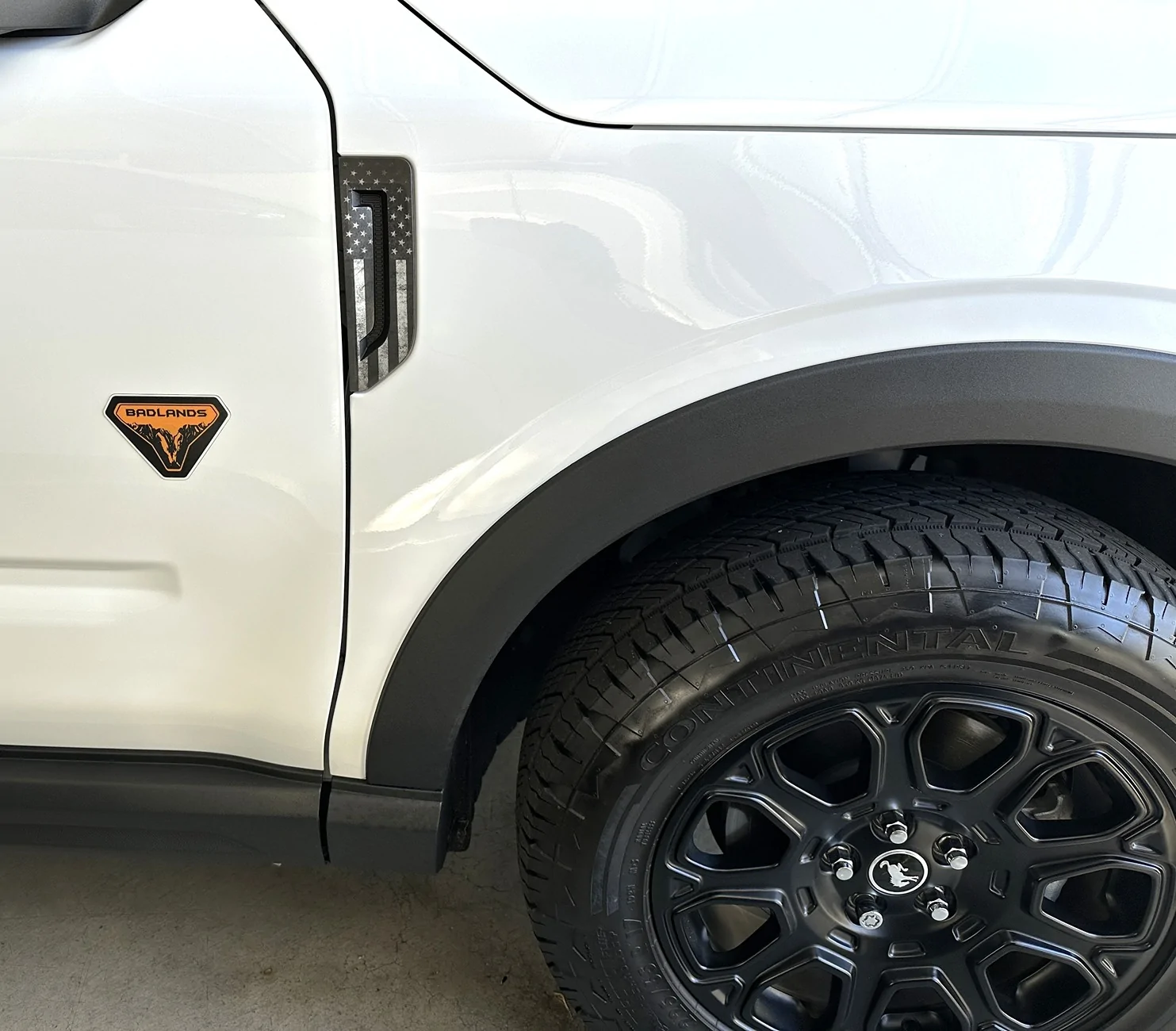 Ford Bronco Sport Added some minor stuff FLAG DECAL 3