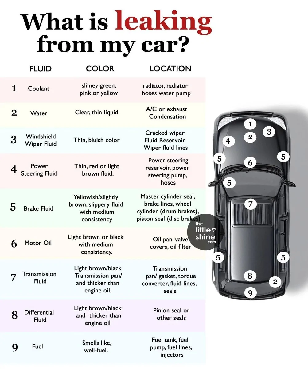 Ford Bronco Sport Red fluid leak 3717