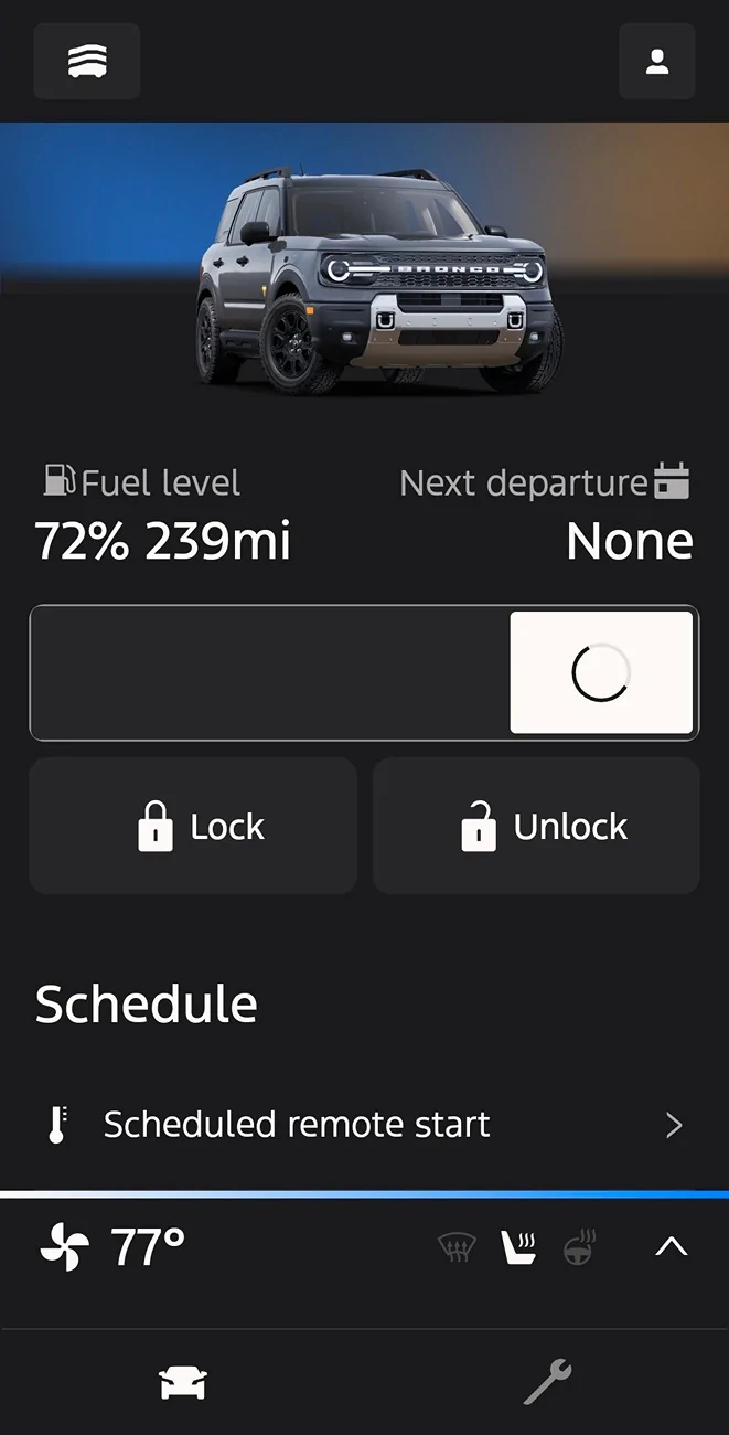 Ford Bronco Sport Fordpass remote start does not turn on heat or heated seats? 2