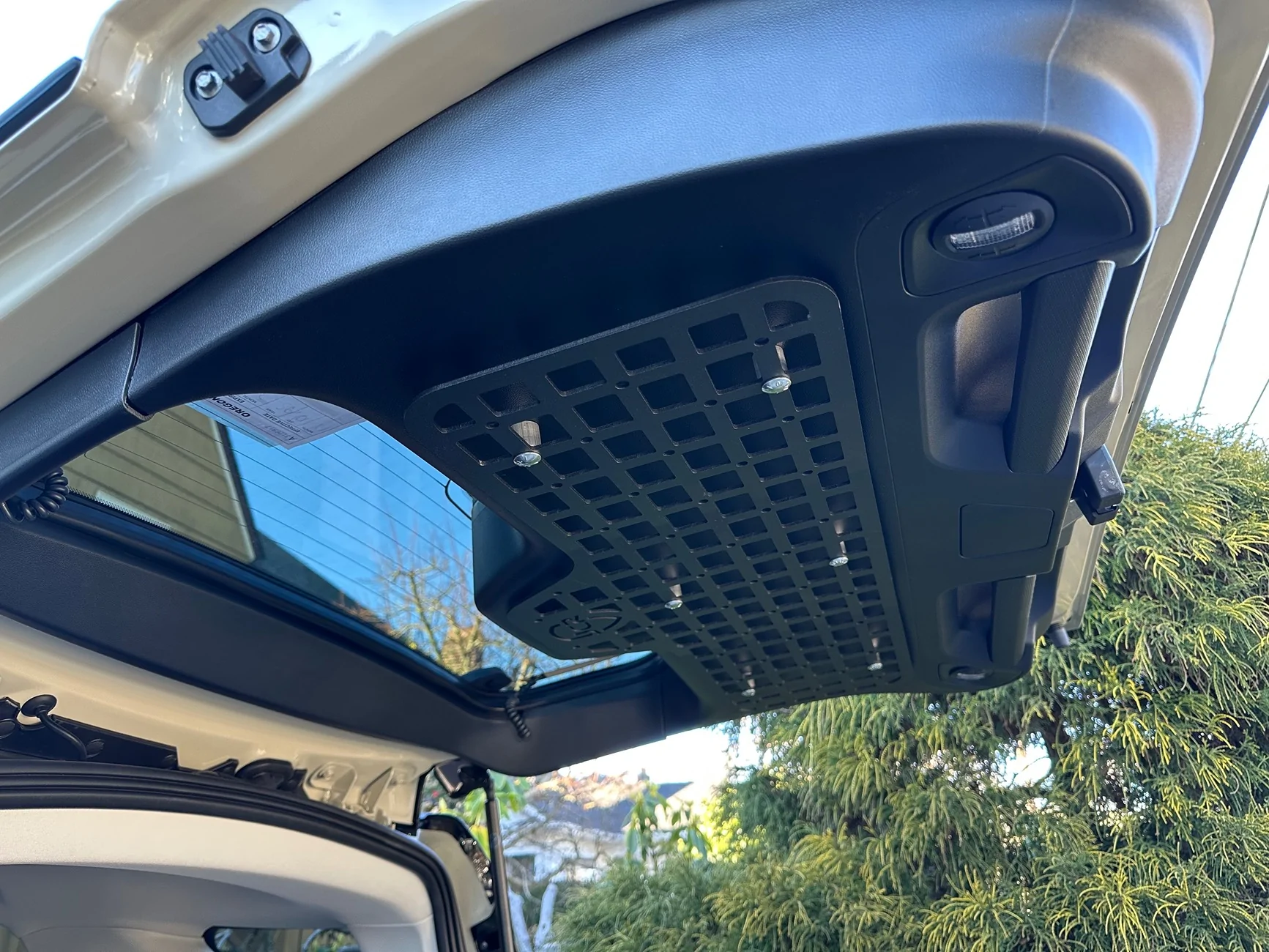 Ford Bronco Sport JCR Hatch Molle Pannel installed IMG_1914