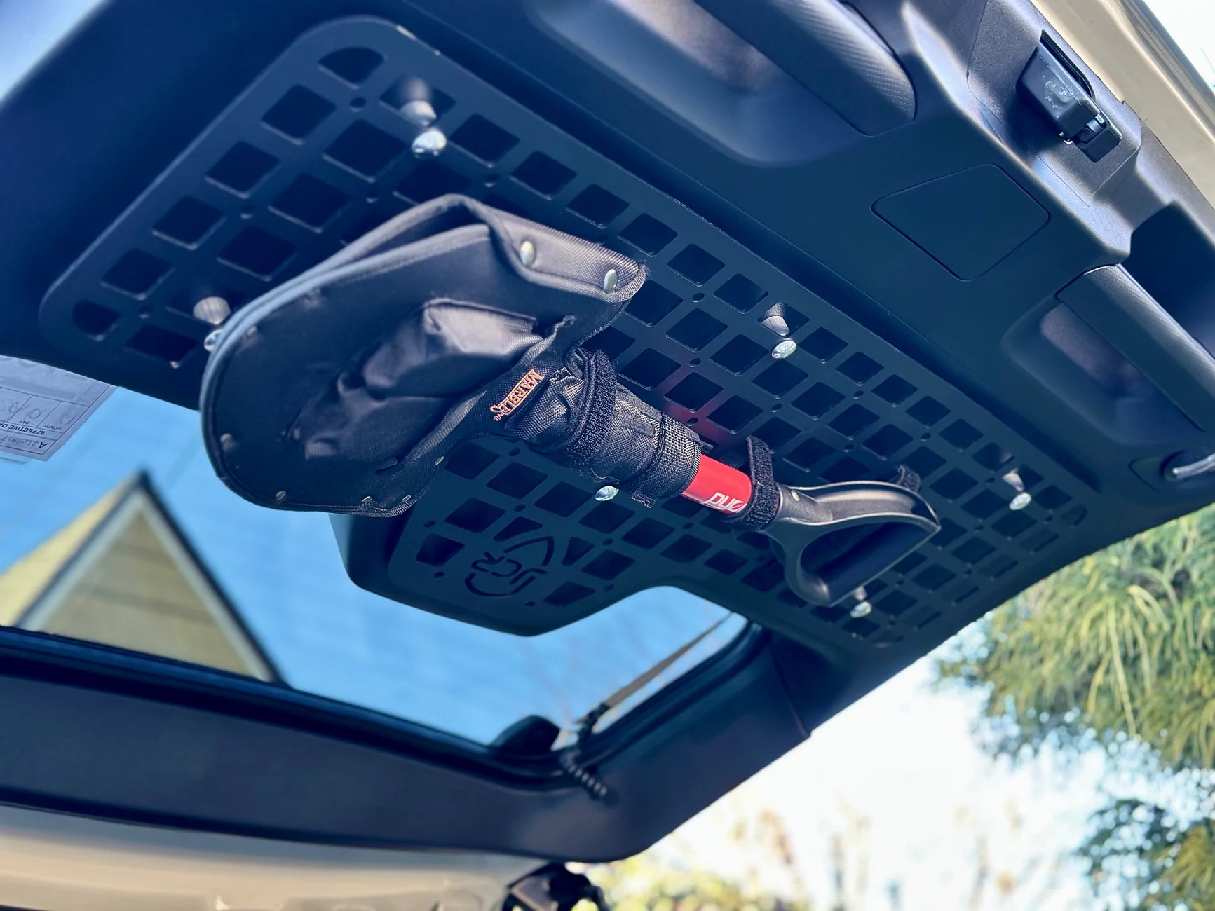 Ford Bronco Sport JCR Hatch Molle Pannel installed IMG_1915